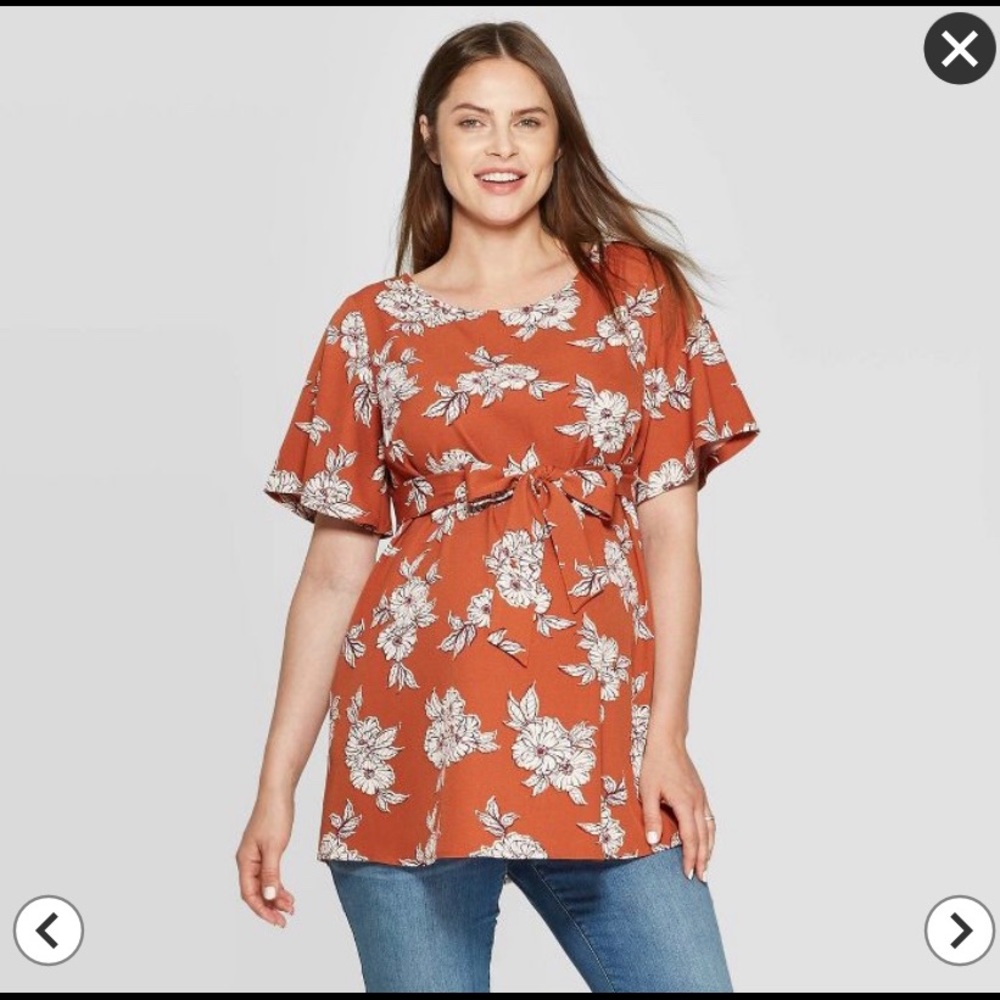 Ingrid and Isabel maternity top